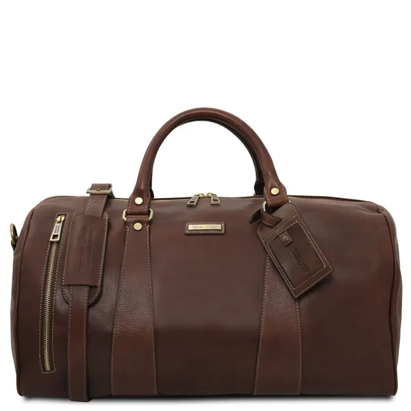 TL Voyager Travel leather duffle bag - Large size
