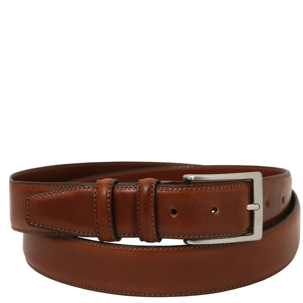 Classic full-grain leather belt 35mm - 105 cm