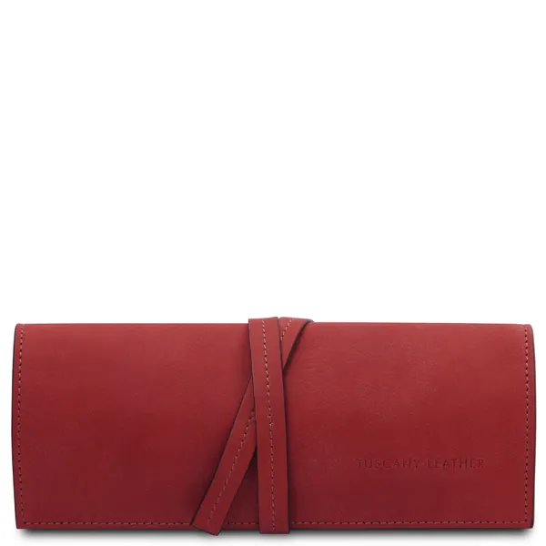 Leather jewellery case