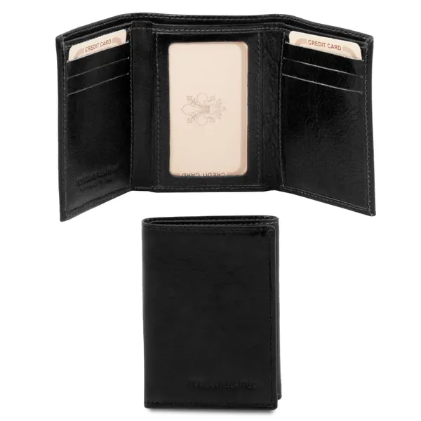 Exclusive 3 fold leather wallet