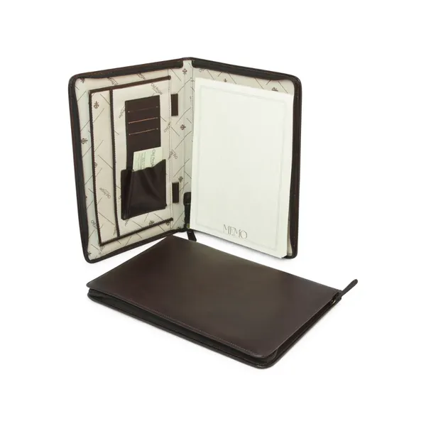 Full grain leather folder