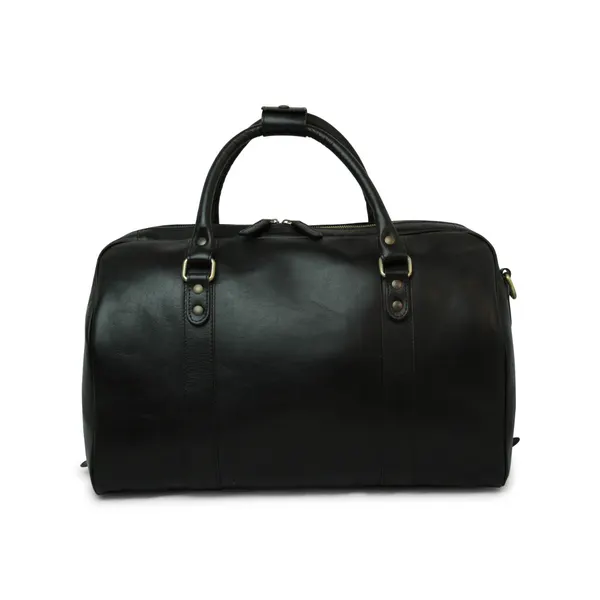 Full grain leather travel bag
