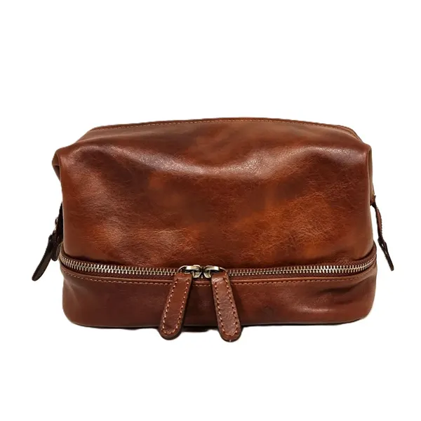 Beauty case with double compartment