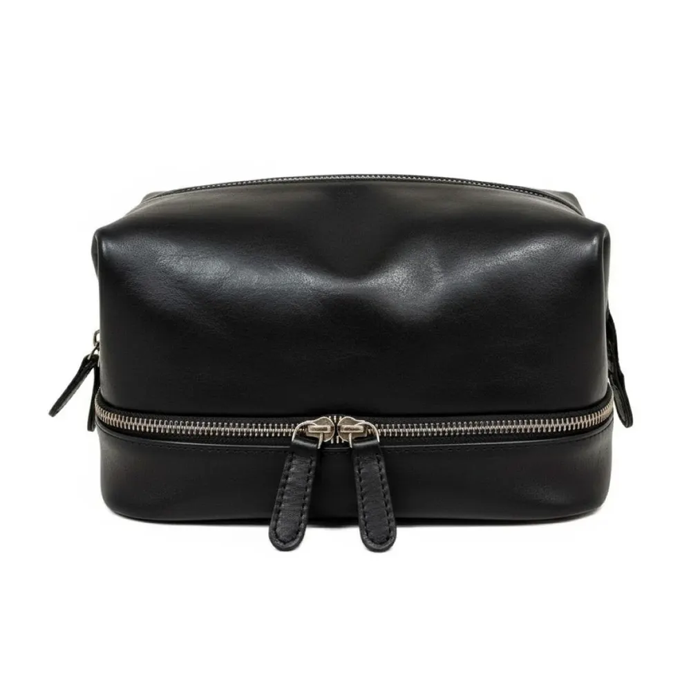 Beauty case with double compartment - Black