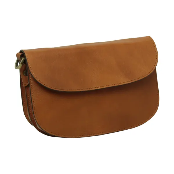 Two-sided shoulder bag in full-grain calfskin –Colonial
